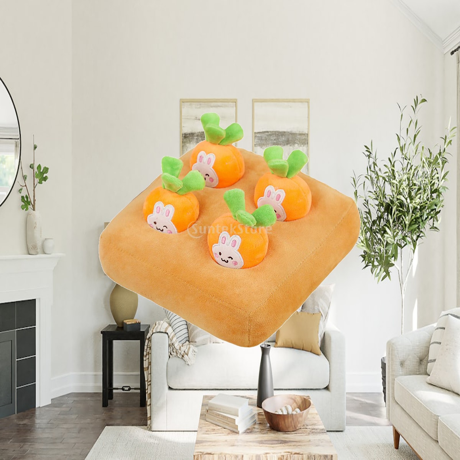 Plant Parent Free - Mainan Lunak Simulasi Buah-buahan Bantal Mini