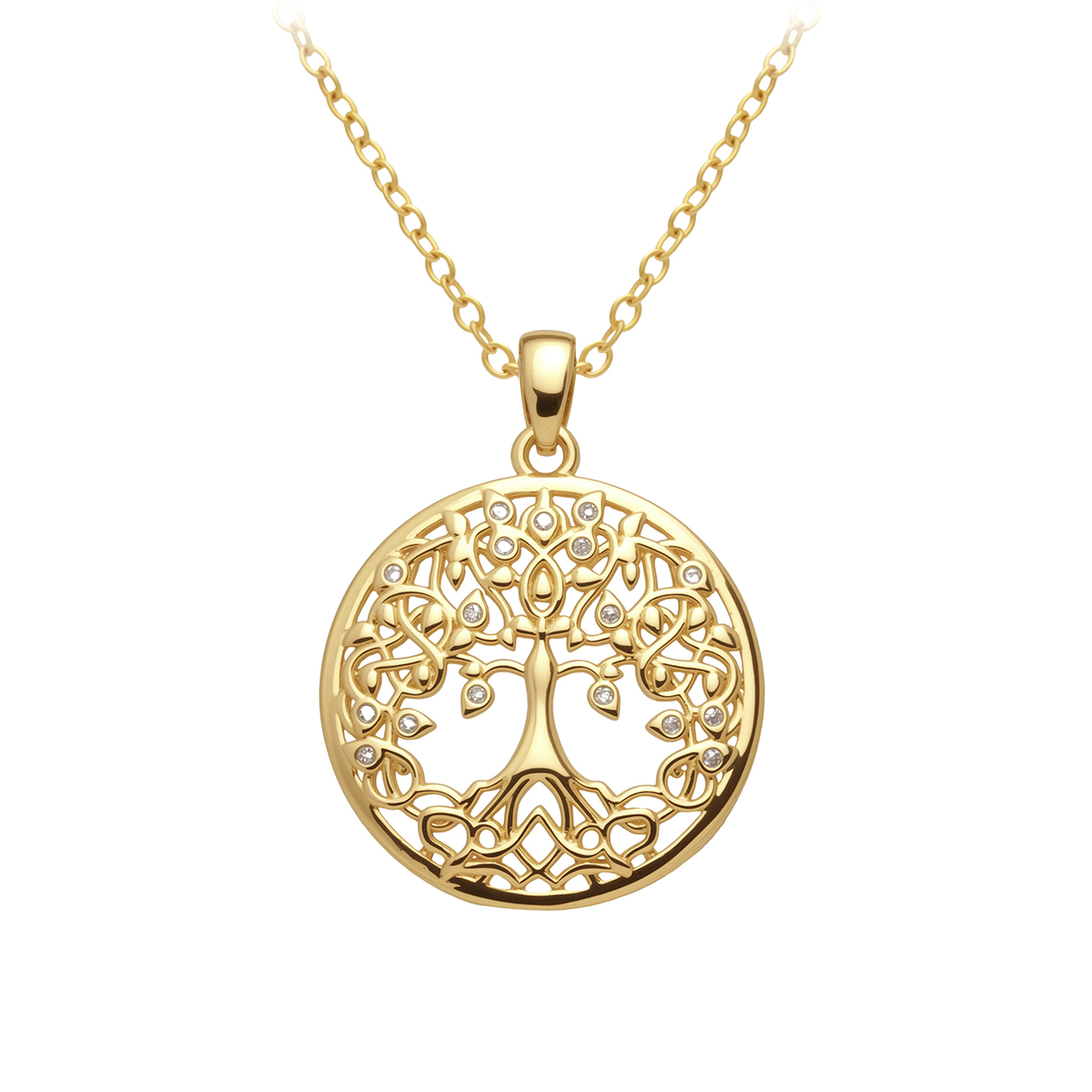 Plant Parent Free - Kalung Pohon Kehidupan Fashion Wanita, Liontin