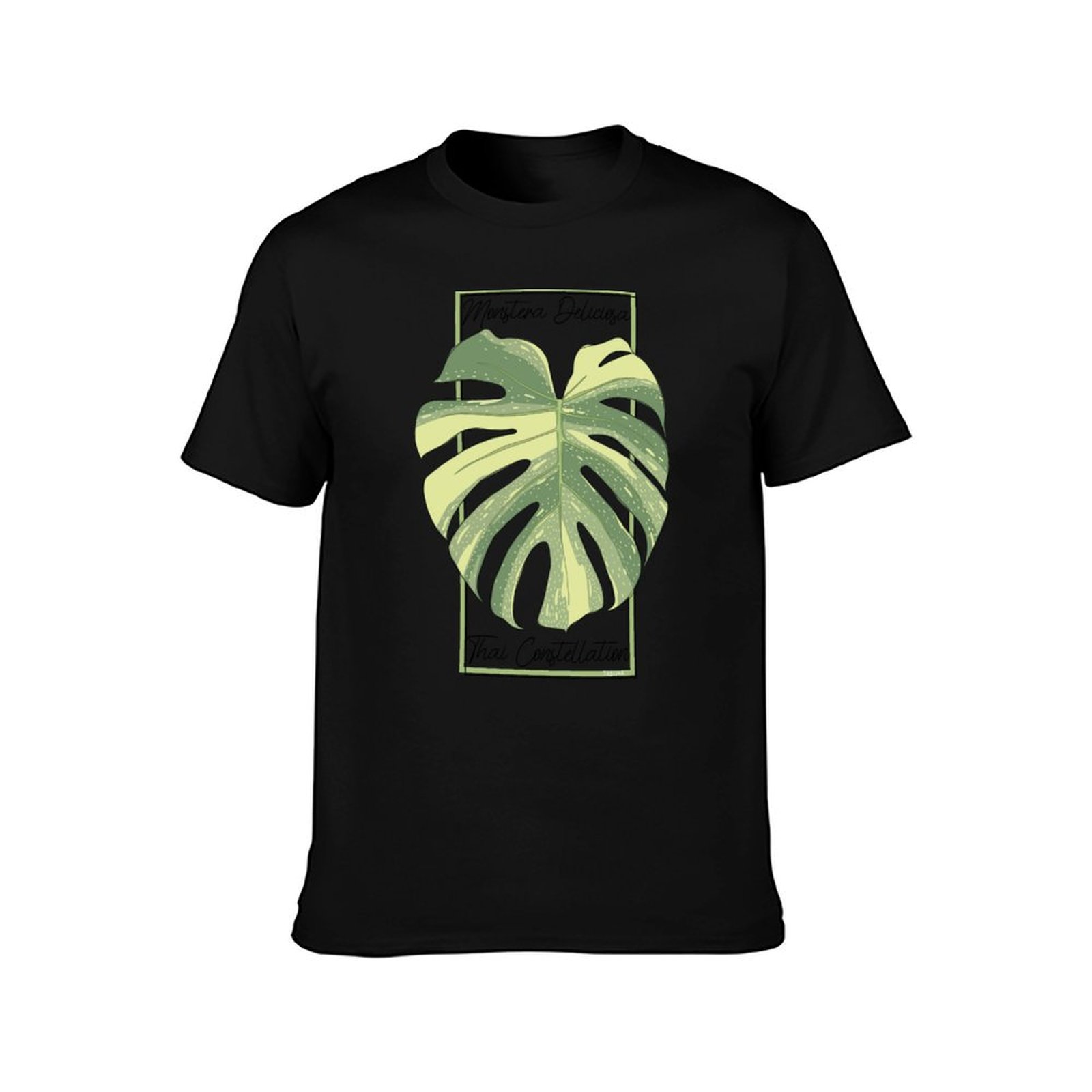 Kaos Katun Pria Monstera Thai  - Monstera Thai Constellation ulasan dan harga