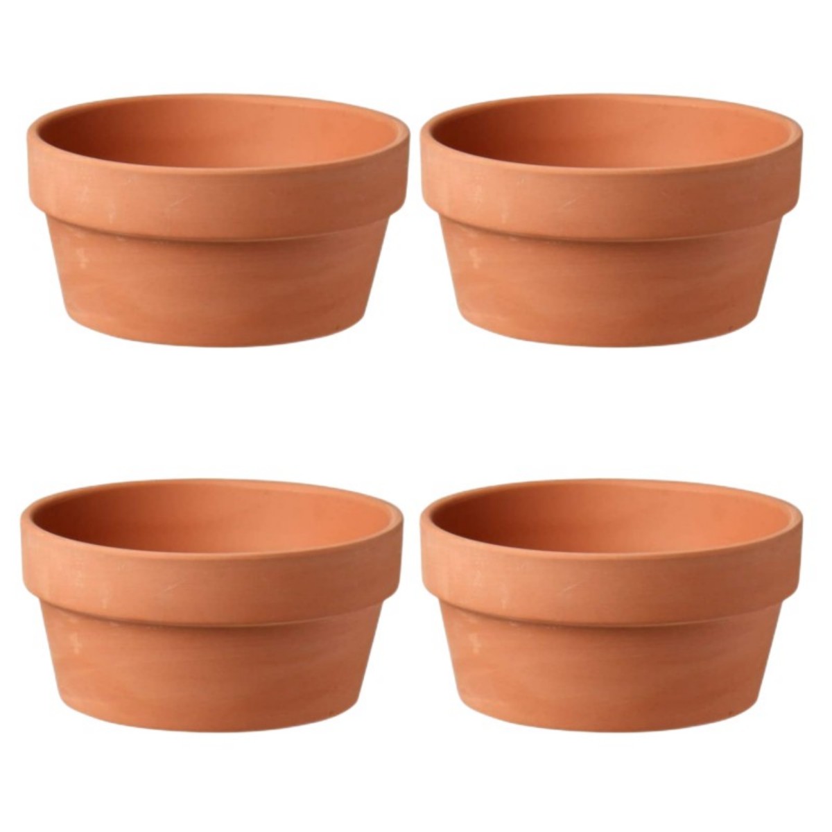 6 buah pot terakota Buld 3.5 