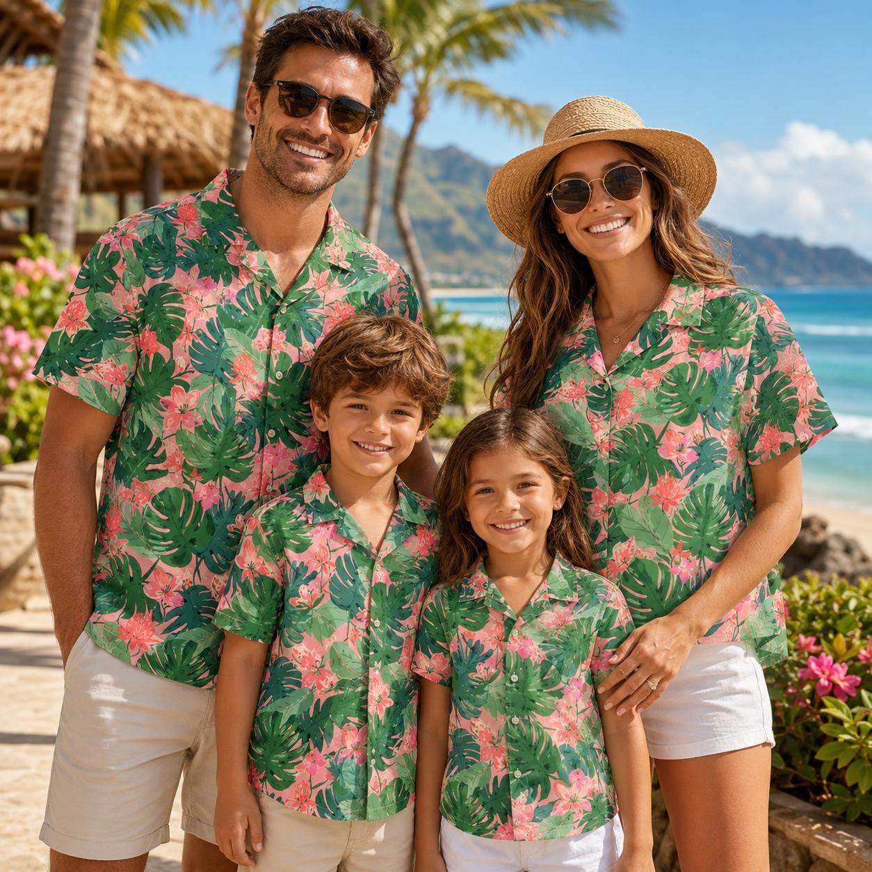 Kemeja Anak Hawaii Motif Bunga - Plant Parent Free ulasan dan harga