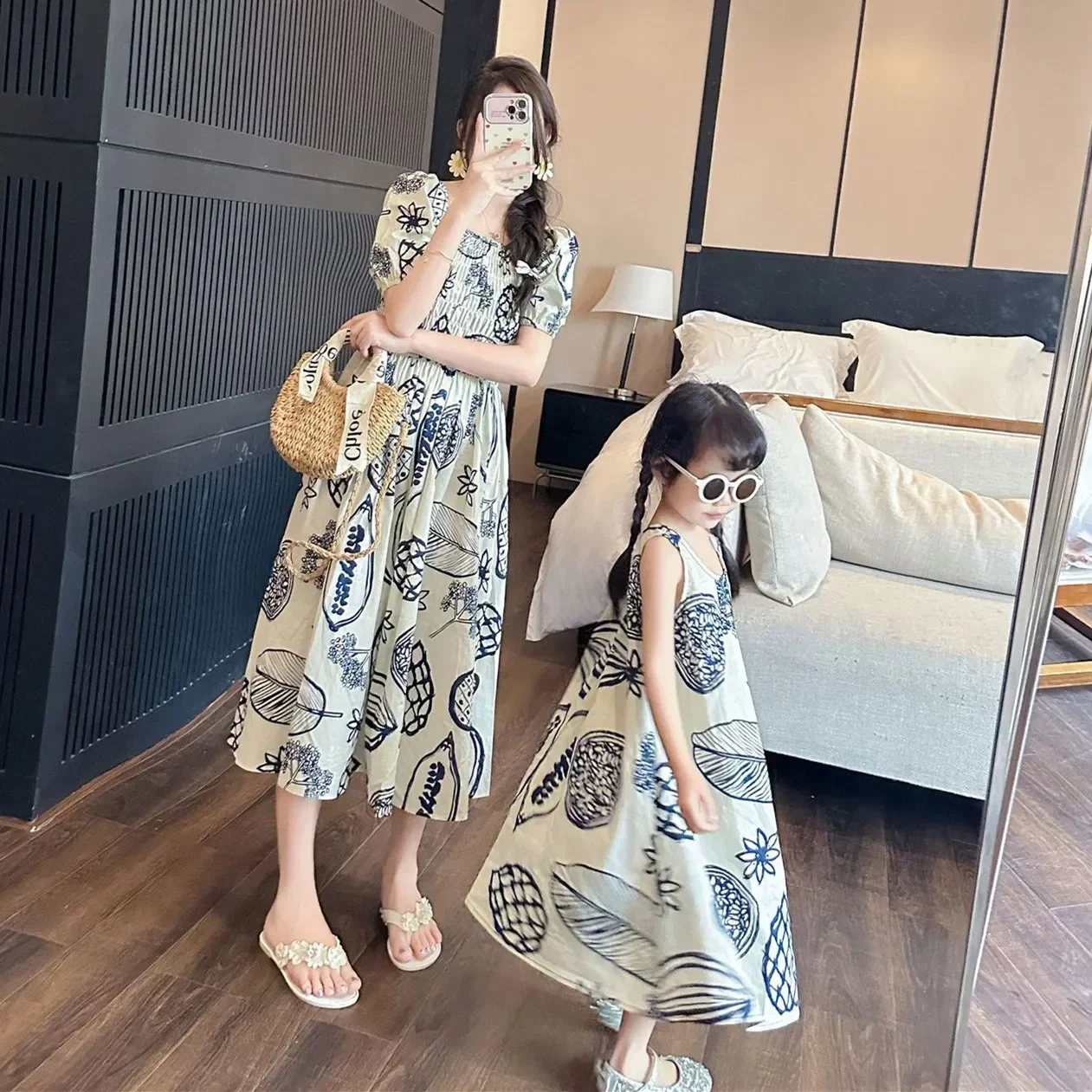 Gaun Smock Wanita Pakaian Kelu - Plant Parent Free ulasan dan harga
